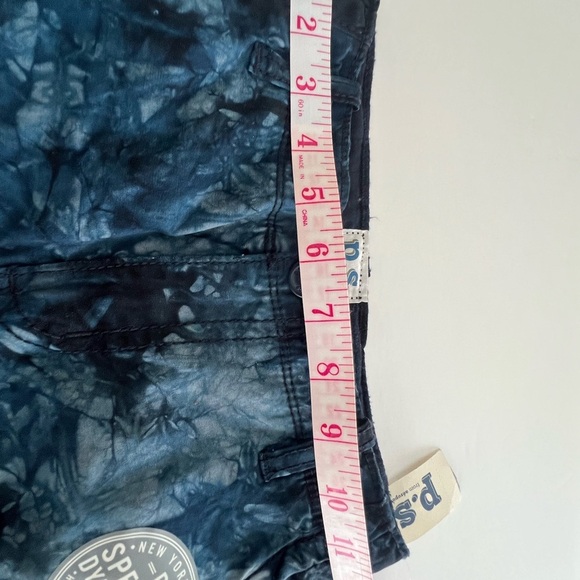 P.S. - Aeropostale Blue Denim Tie Dye Look swim trunks BOYS SIZE 5 - Picture 8 of 9